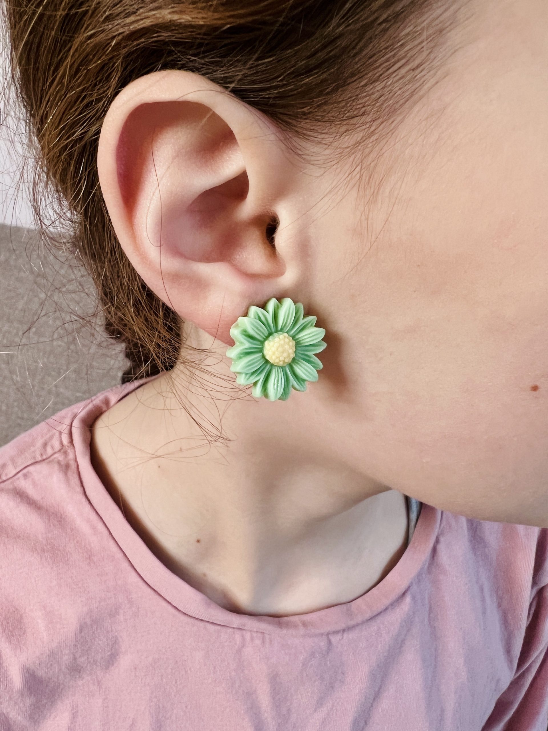 6 Paar Ohrclips Für Kinder - Niedliche Regenbogen-Motive Ohne Piercing