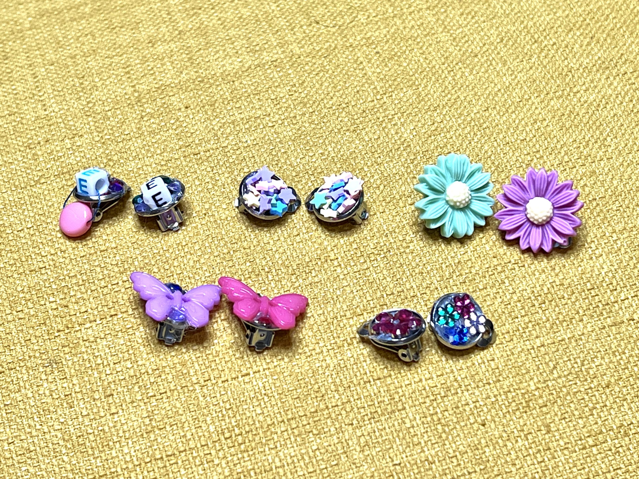 Stern-Clip-Ohrringe Ohne Piercing - Verstellbare Party-Ohrringe