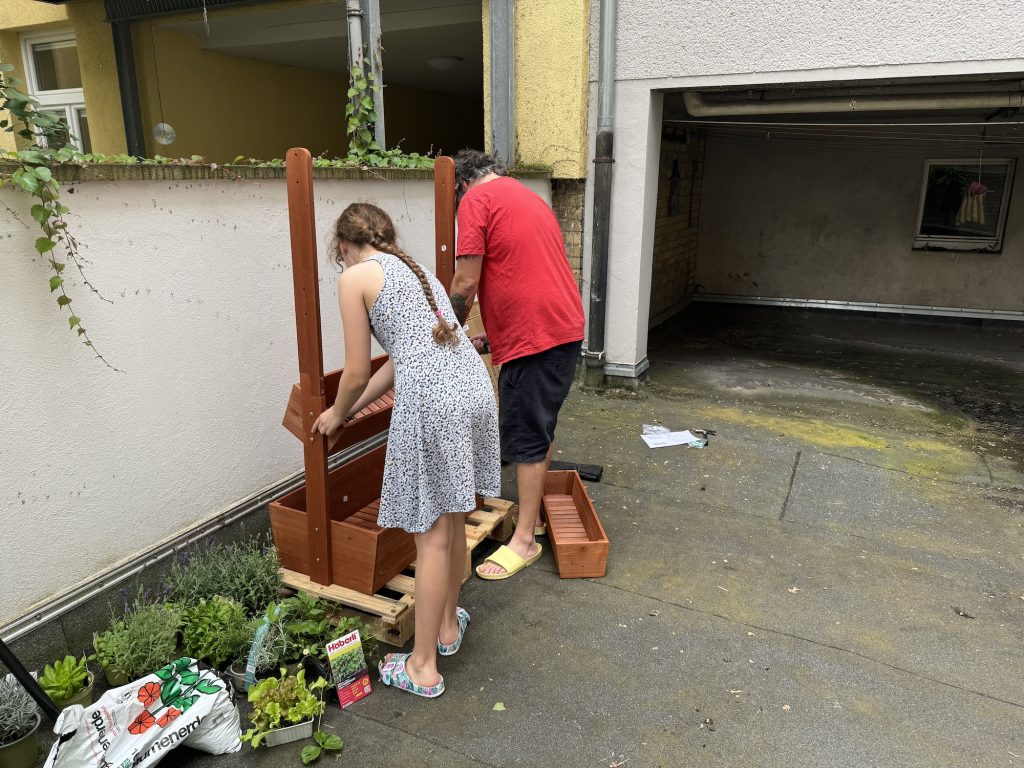 Hochbeet bauen
